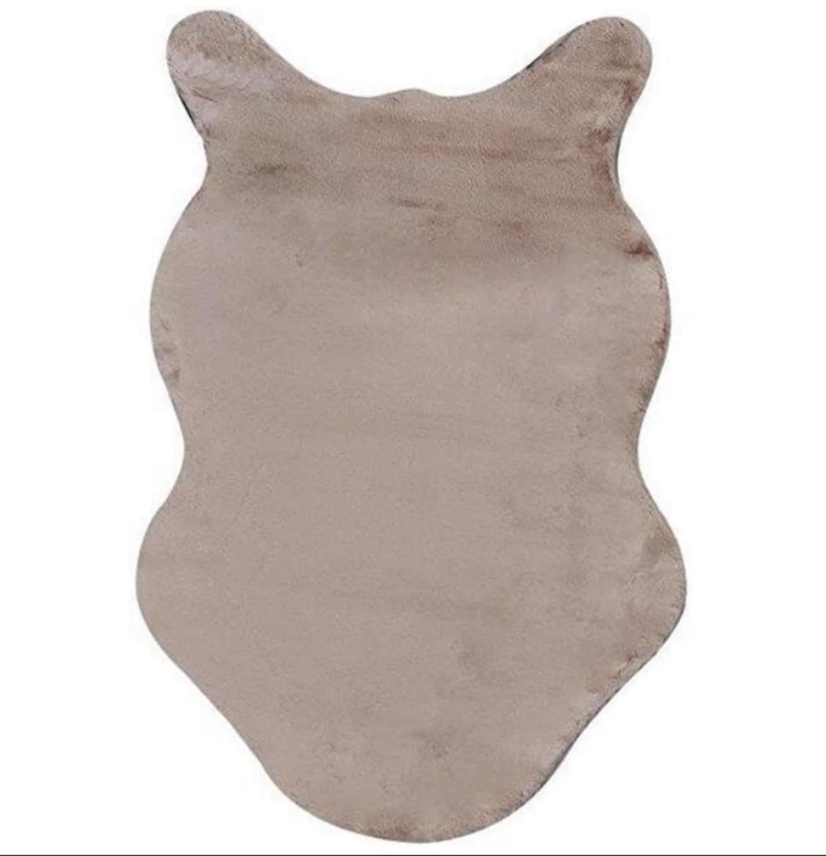 Gümüşsuyu Deco Soft 15314 Vizon 7 mm Polyester Yıkanabilir Kalın Kaymaz Taban Makine Dokuma Salon Halısı 160x230 cm