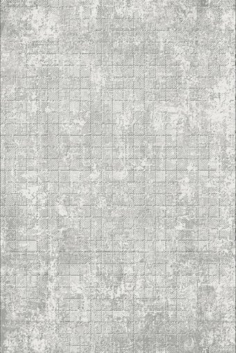 Kreasyon Halı Hesna A0007 Gri 9 mm Akrilik Yumuşak Yıkanabilir İnce Kaymaz Dikdörtgen Makine Dokuma Salon Halısı 150x230 cm