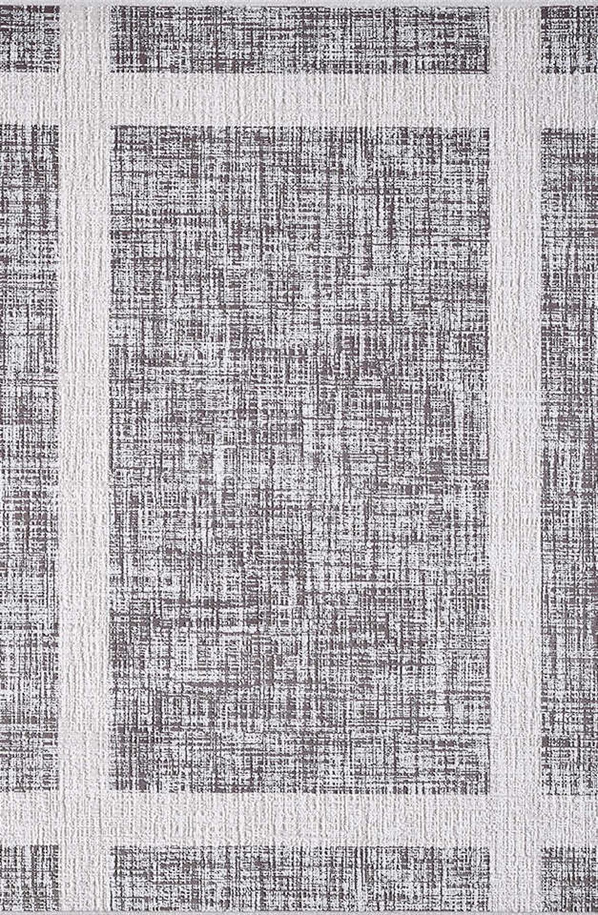 Pierre Cardin Art Deco DT11A Gri 9 mm Akrilik Yumuşak Yıkanabilir İnce Kaymaz Dikdörtgen Makine Dokuma Salon Halısı 100x200 cm