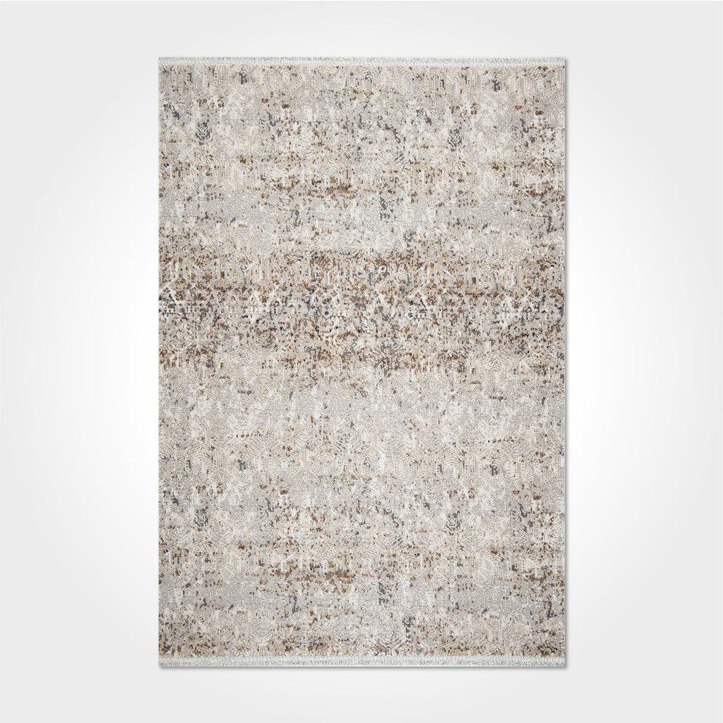Crea Halı ÇH705 Kahverengi 10 mm Polyester Yalıtıma Yardımcı Yıkanabilir İnce Kaymaz Dikdörtgen Makine Dokuma Salon Halısı 100x300 cm
