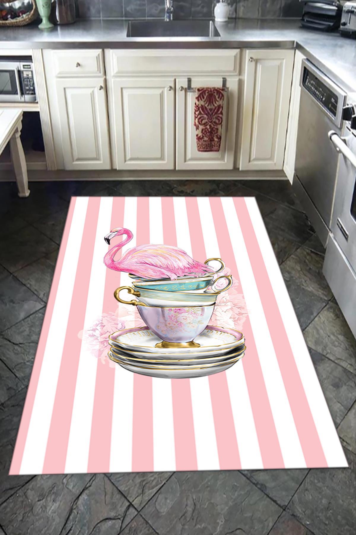 Doruklar Home Collection Çok Renkli 0.7 mm Polyester Yıkanabilir Kaymaz Taban Dikdörtgen Makine Dokuma Halı 160x230 cm
