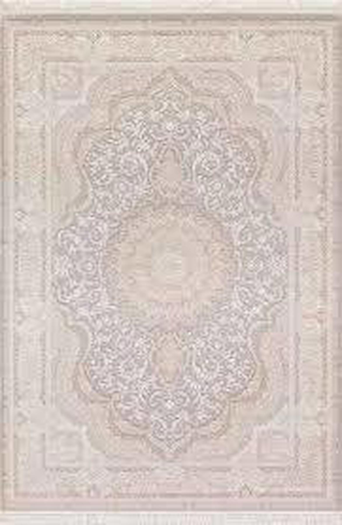 Artemis Halı Palace 5202D Krem Akrilik Yıkanabilir İnce Kaymaz Jüt Taban Dikdörtgen Makine Dokuma Salon Halısı 80x200 cm