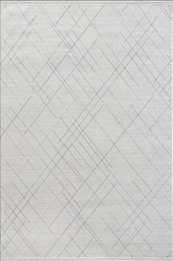 Flora Halı Silver 7195B Krem 6-12 mm Akrilik Silinebilir Yıkanabilir Orta Dikdörtgen Makine Dokuma Salon Halısı 200x290 cm