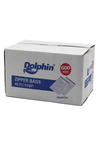 Dolphin Küçük Kilitli 11x14 Buz Dolabı Poşeti 10x600 Adet