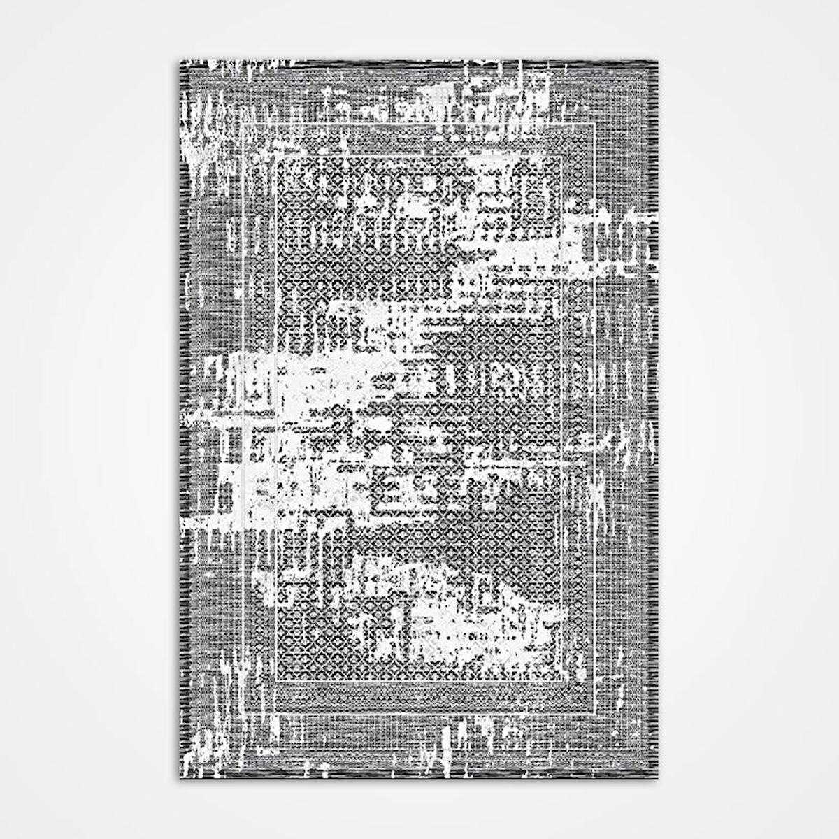 Crea Halı Silver 16603 Krem 6 mm Polyester Toz Tutmaz Yıkanabilir İnce Dikdörtgen Makine Dokuma Salon Halısı 200x300 cm