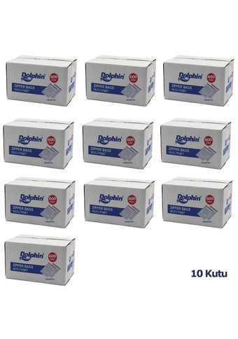 Dolphin Küçük Kilitli 11x14 Buz Dolabı Poşeti 10x600 Adet