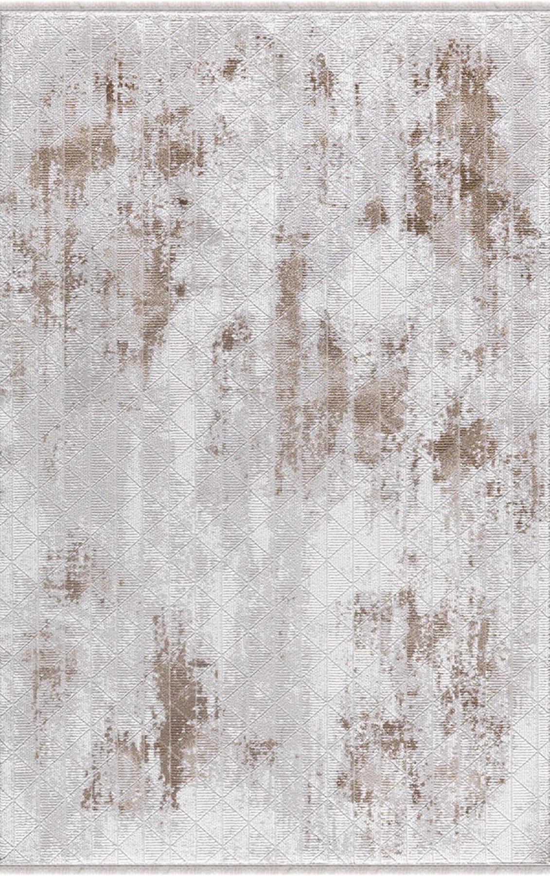Padişah Sümela 39143 Krem 9 mm Akrilik Yıkanabilir İnce Dikdörtgen Makine Dokuma Salon Halısı 120x250 cm