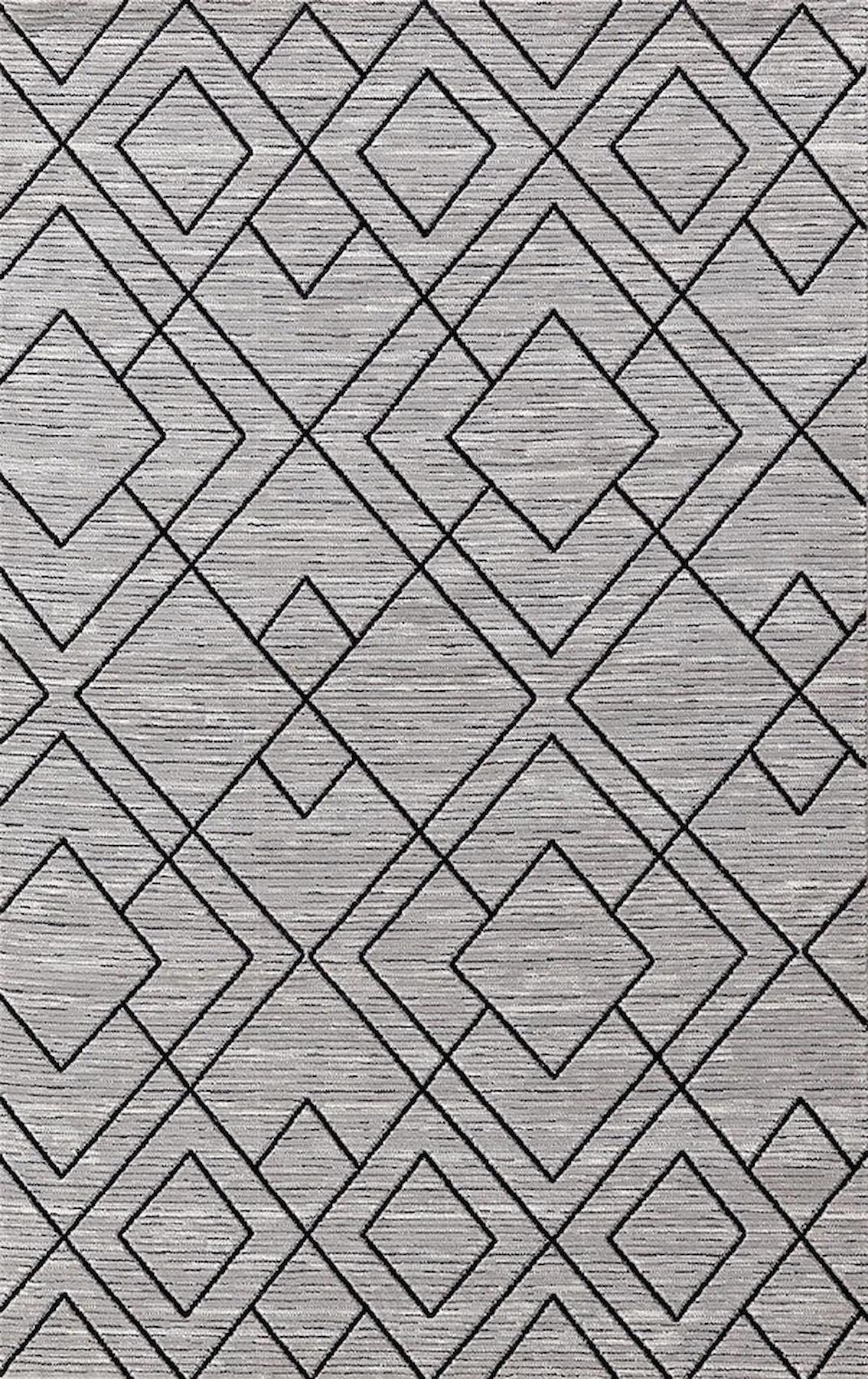 Merinos Country 36230 Krem 9 mm Akrilik Antibakteriyel Yıkanabilir İnce Kaymaz Soyut Temalı Dikdörtgen Makine Dokuma Salon Halısı 80x200 cm