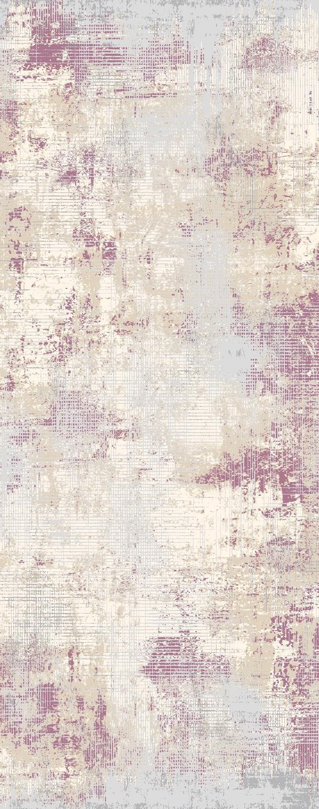 Atlas Halı Tera TE01B Çok Renkli Akrilik Yıkanabilir İnce Kaymaz Jüt Taban Dikdörtgen Makine Dokuma Salon Halısı 100x150 cm