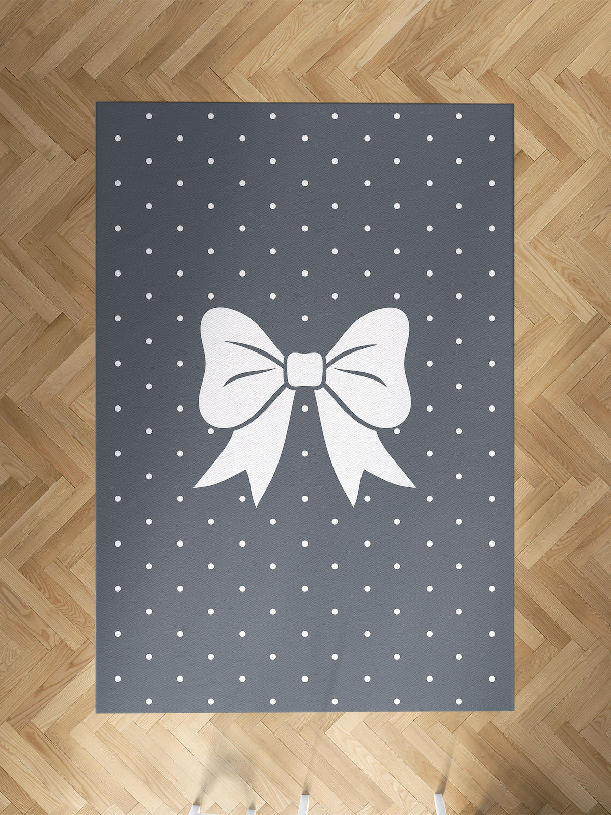 Mekta Home Kurdele Çok Renkli 10 mm Antibakteriyel Yıkanabilir İnce Kaymaz Dot Taban Dikdörtgen Makine Dokuma Çocuk Odası Halısı 120x250 cm