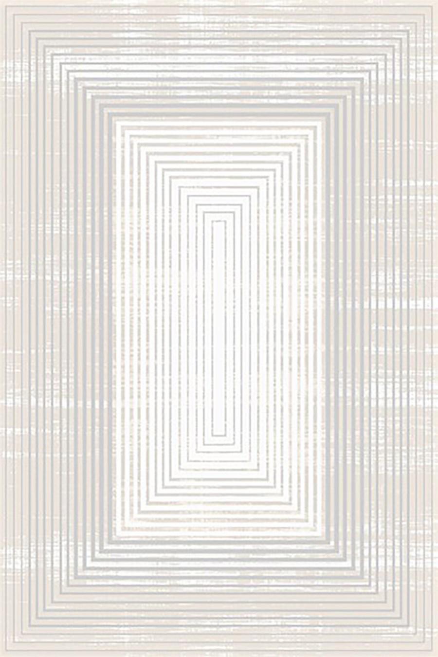 Kreasyon Halı Bamboo Touch 1366 Vizon 8 mm Akrilik Yıkanabilir Kalın Kaymaz Pamuk Taban Dikdörtgen Makine Dokuma Salon Halısı 180x180 cm