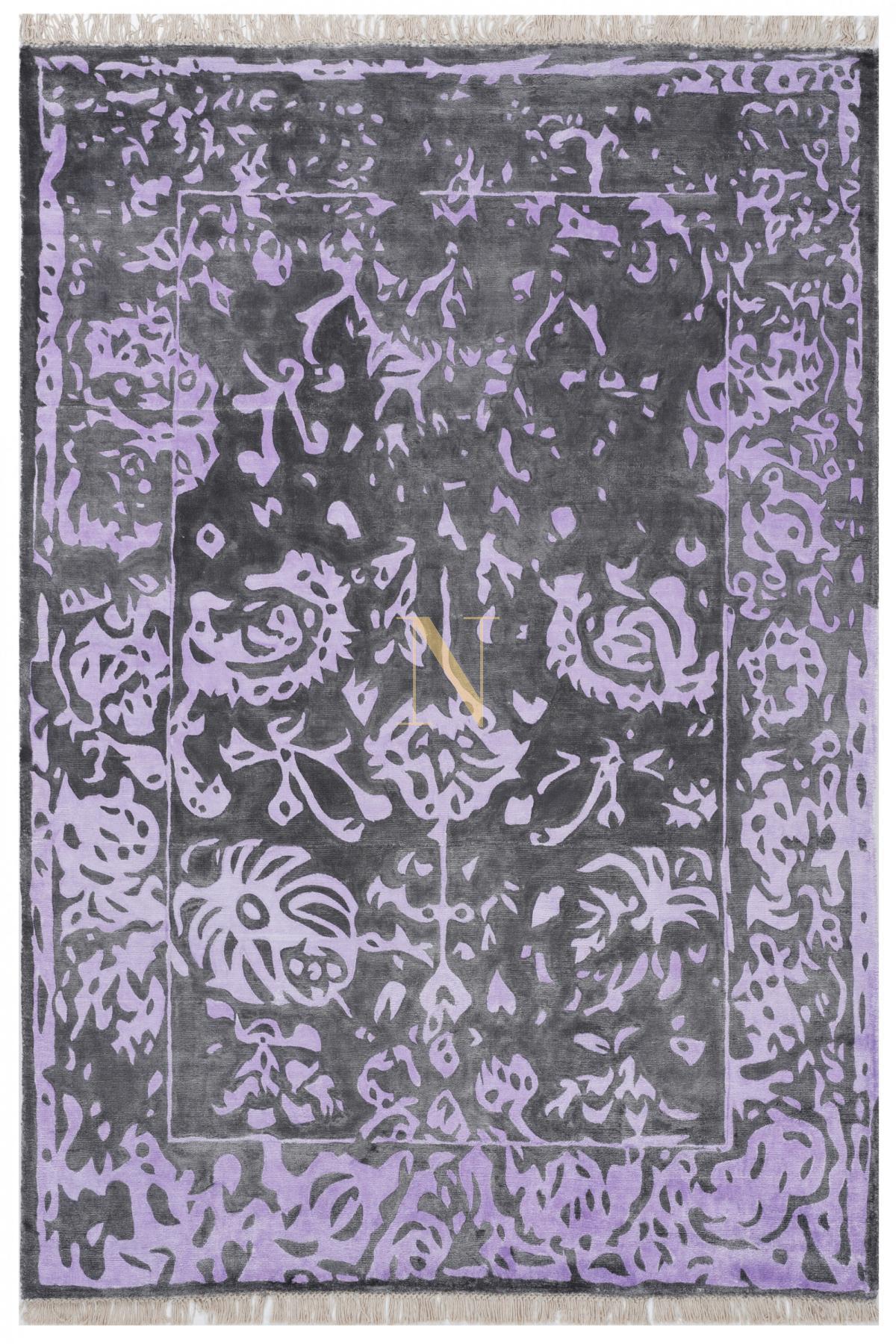 Naar Halı KC1556 Krem 10 mm Bambu Silinebilir Yıkanabilir Orta Dikdörtgen El Dokuması Salon Halısı 100x200 cm