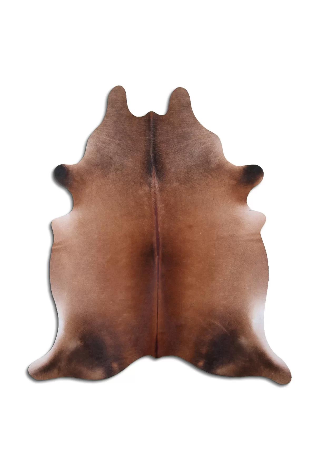 Fiesta Leather Art 31438 Çok Renkli 51 mm Deri Toz Tutmaz Yıkanabilir İnce Kaymaz Deri Taban Oval Makine Dokuma Salon Halısı 100x250 cm