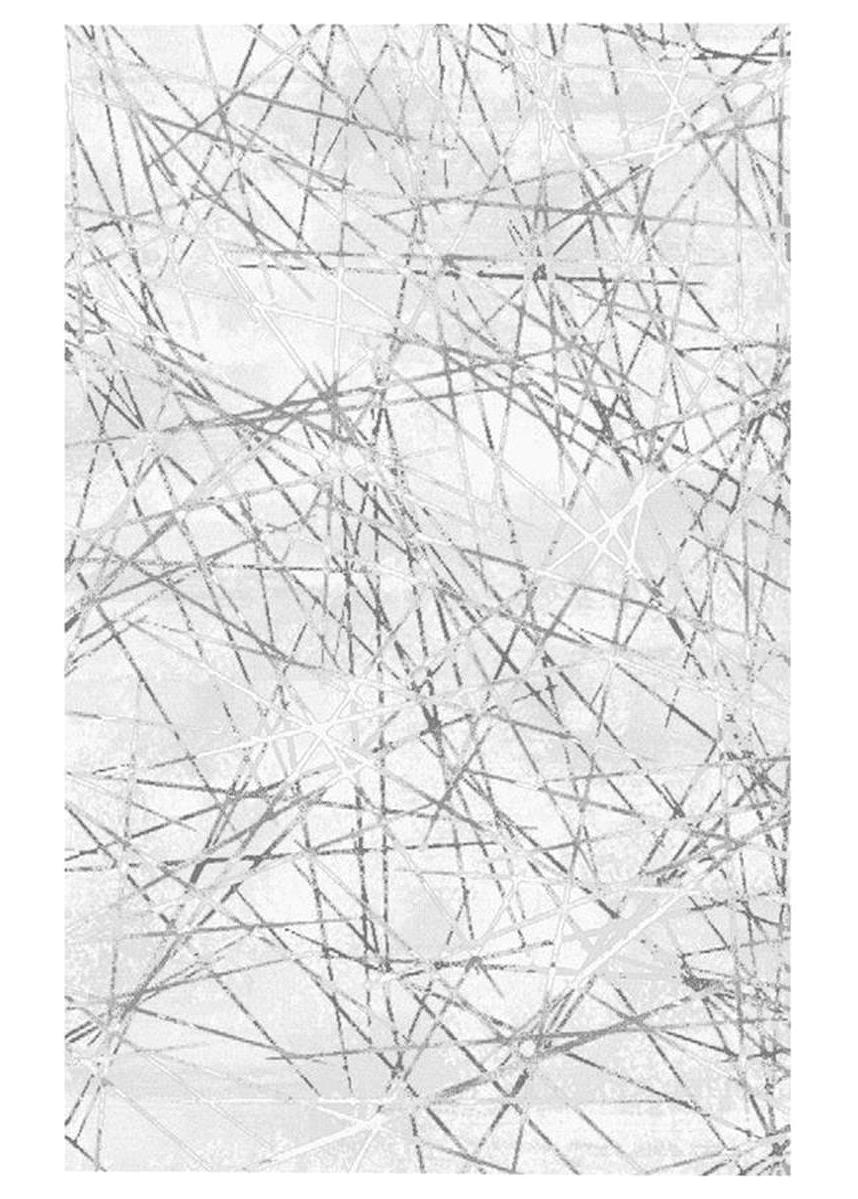 Merinos Everest T0107 Gri 10 mm Akrilik Antialerjenik Yıkanabilir Kalın Kaymaz Dikdörtgen Makine Dokuma Salon Halısı 60x300 cm