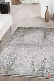 Artemis Halı Ametis 0821A Antrasit Bambu Yıkanabilir İnce Kaymaz Jüt Taban Dikdörtgen Makine Dokuma Salon Halısı 160x230 cm