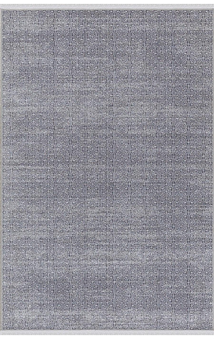 Merinos Verona 36733 Antrasit 5 mm Akrilik Yumuşak Yıkanabilir Kalın Kaymaz Dikdörtgen Makine Dokuma Salon Halısı 80x150 cm