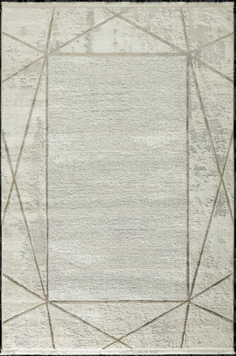 Tuğra Halı Mabeyn 12900 Bej 12 mm Polyester Silinebilir Yıkanabilir Orta Dikdörtgen Makine Dokuma Salon Halısı 180x250 cm