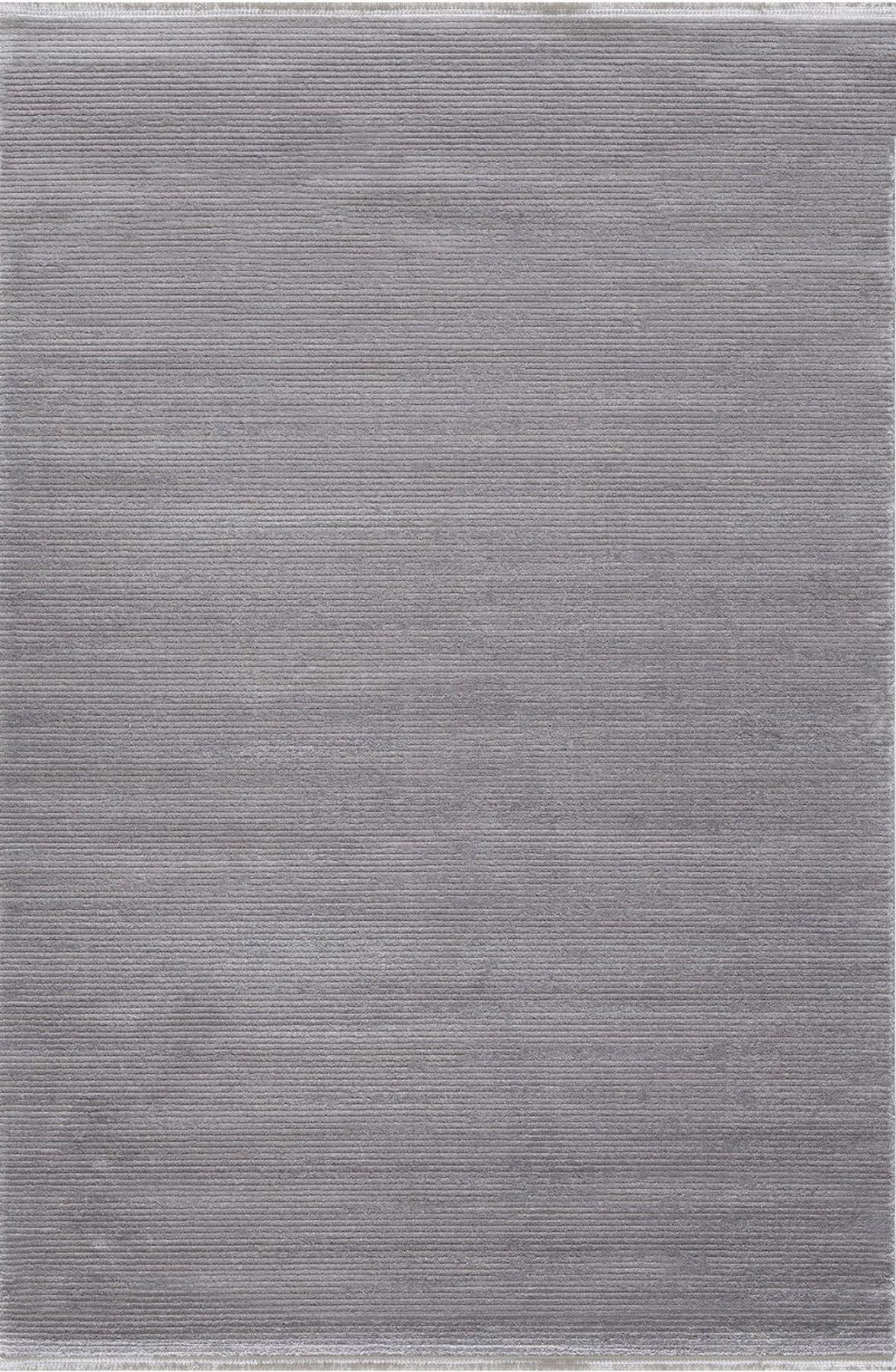Artemis Halı Runner 5009F Antrasit Akrilik Yıkanabilir İnce Kaymaz Jüt Taban Dikdörtgen Makine Dokuma Salon Halısı 120x180 cm
