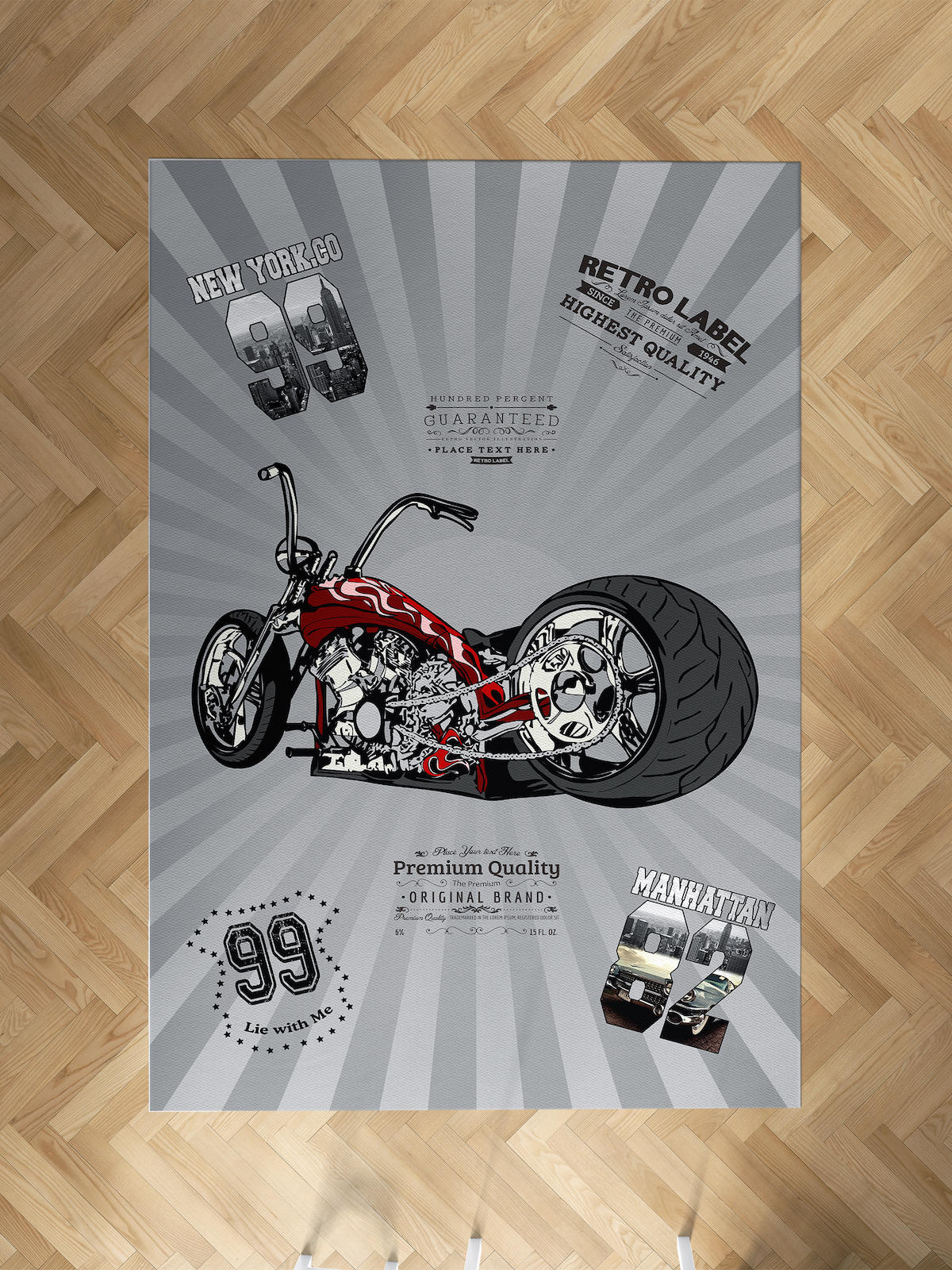 Mekta Home Motor Krem 10 mm Antibakteriyel Yıkanabilir İnce Kaymaz Dot Taban Dikdörtgen Makine Dokuma Çocuk Odası Halısı 90x90 cm