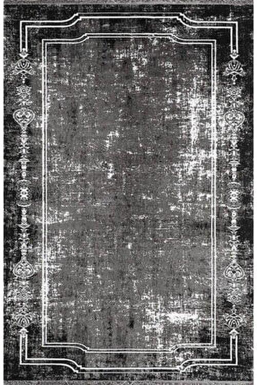 Pierre Cardin Monet MT37B Çok Renkli 5 mm Akrilik Antibakteriyel Yıkanabilir İnce Kaymaz Dikdörtgen Makine Dokuma Salon Halısı 150x220 cm