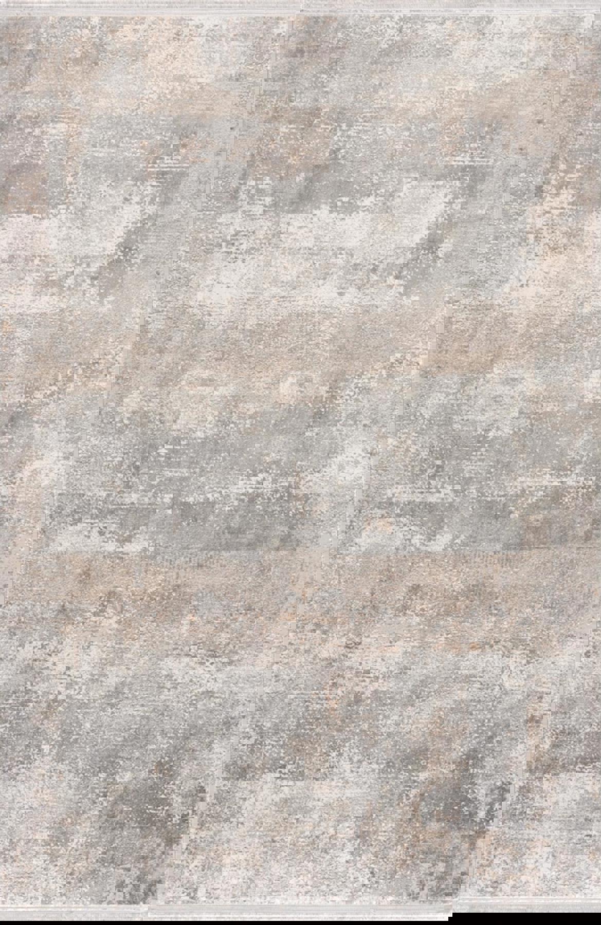 Sanat Halı Doku 1232 Krem 8 mm Viskon Antibakteriyel Yıkanabilir Kalın Kaymaz Lateks Taban Dikdörtgen Makine Dokuma Salon Halısı 100x300 cm