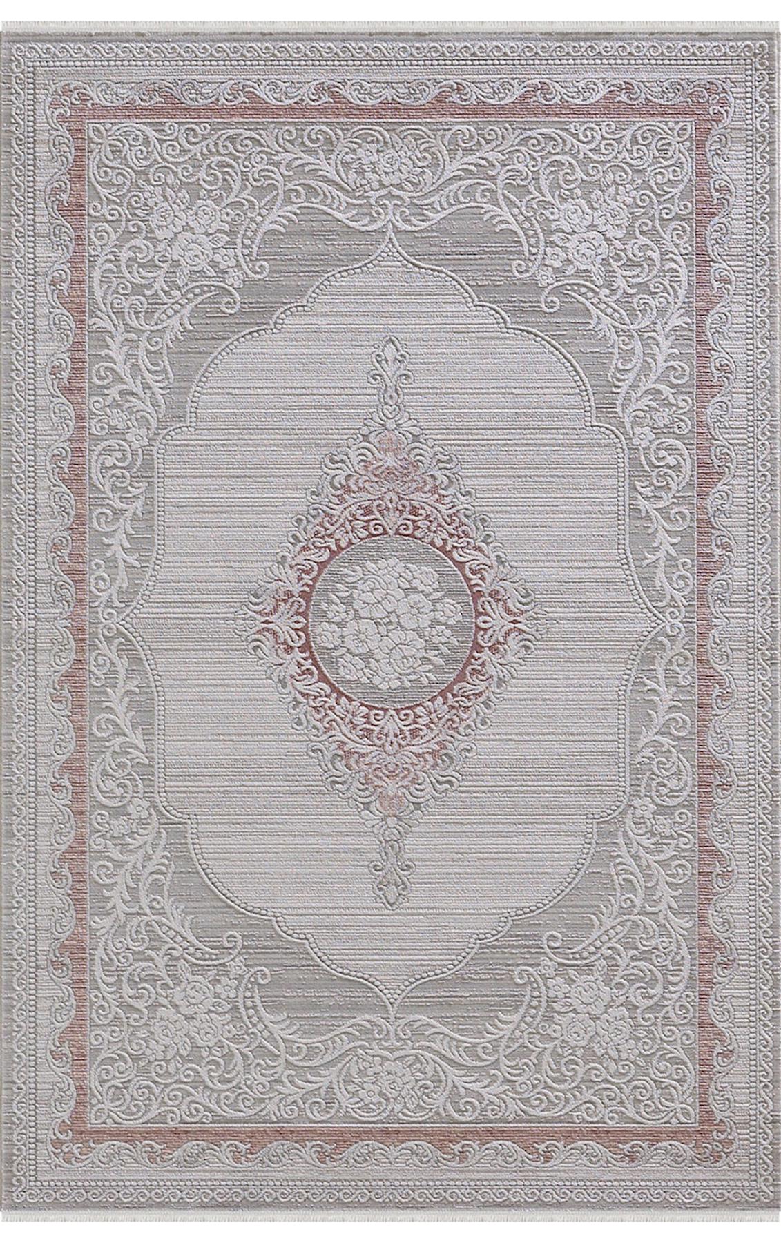 Padişah Sümela 34934 Gri 9 mm Akrilik Yıkanabilir İnce Dikdörtgen Makine Dokuma Salon Halısı 200x290 cm
