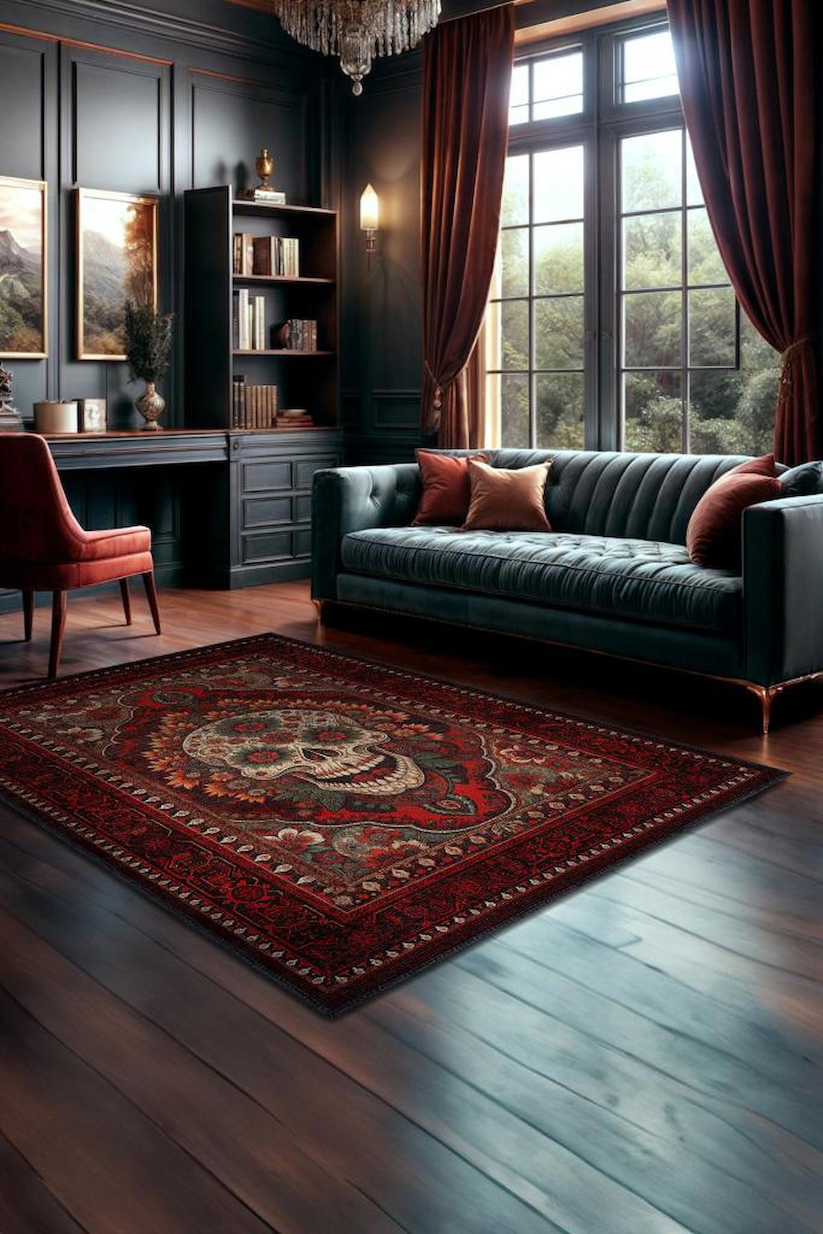Homshtag Kuru Kafa Krem 4 mm Pamuk Antistatik Yıkanabilir İnce Kaymaz Dikdörtgen Makine Dokuma Salon Halısı 80x300 cm