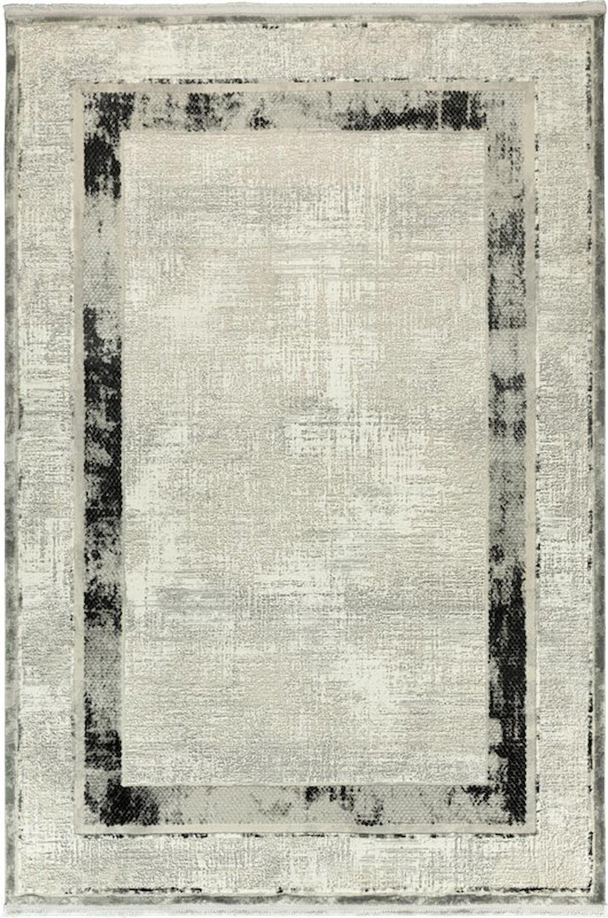 Tuğra Halı Rumeli RM6 Çok Renkli 10 mm Polyester Toz Tutmaz Yıkanabilir İnce Dikdörtgen Makine Dokuma Antre-Oturma Odası-Salon-Yatak Odası Halısı 125x200 cm