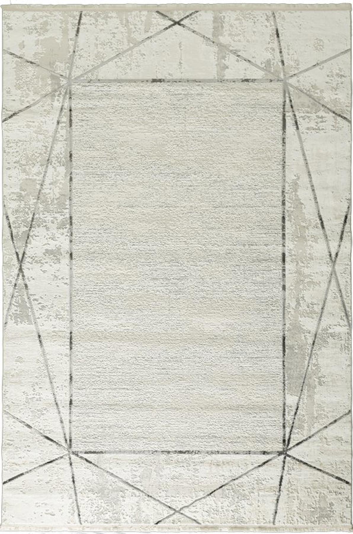 Tuğra Halı Mabeyn 12901 Çok Renkli 10 mm Akrilik-Polyester Yumuşak Yıkanabilir İnce Dikdörtgen Makine Dokuma Antre-Oturma Odası-Salon-Yatak Odası Halısı 160x230 cm