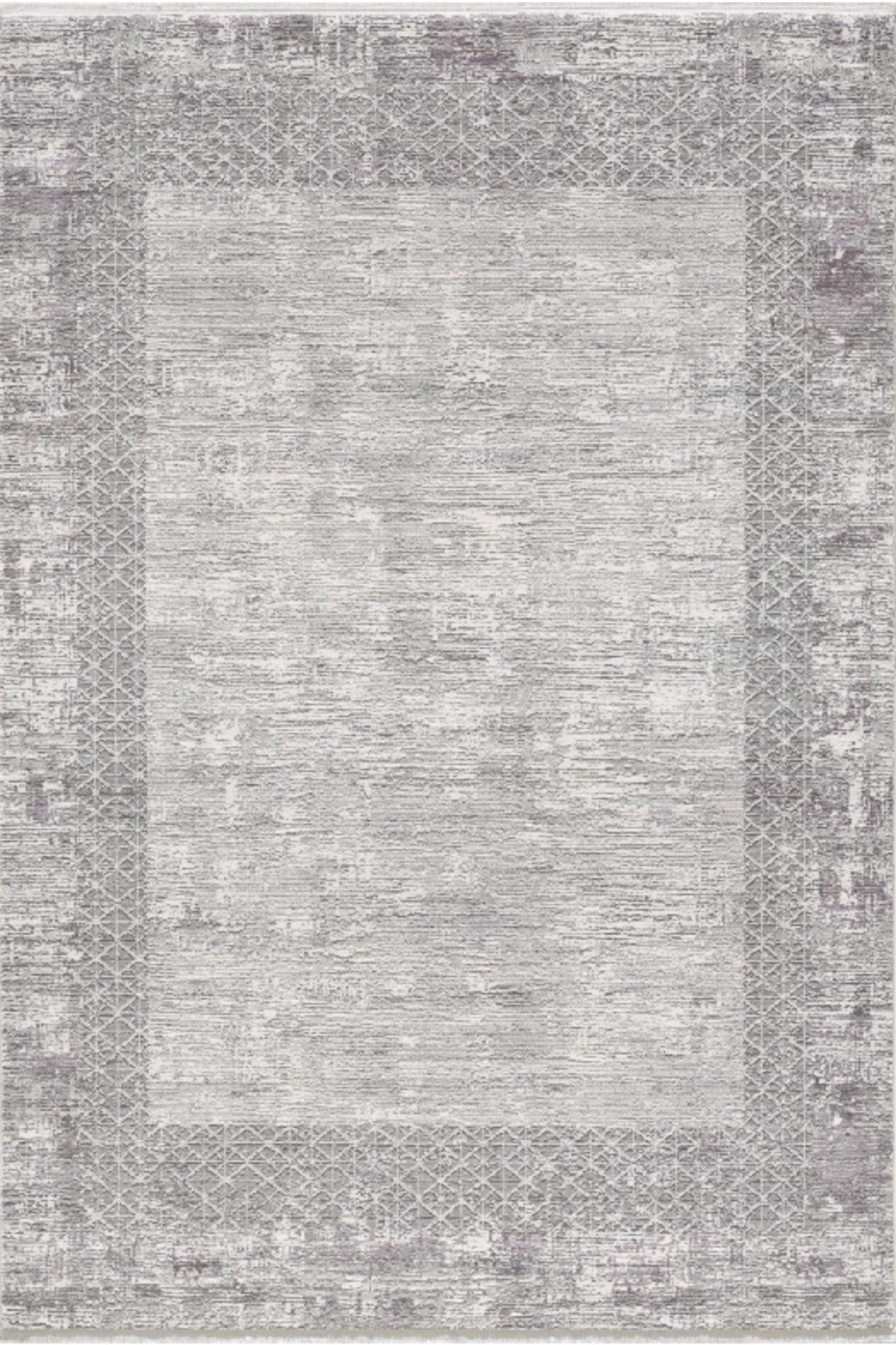 Atlas Halı Times Çok Renkli 9 mm Polyester Yıkanabilir İnce Kaymaz Jüt Taban Dikdörtgen Makine Dokuma Salon Halısı 120x180 cm