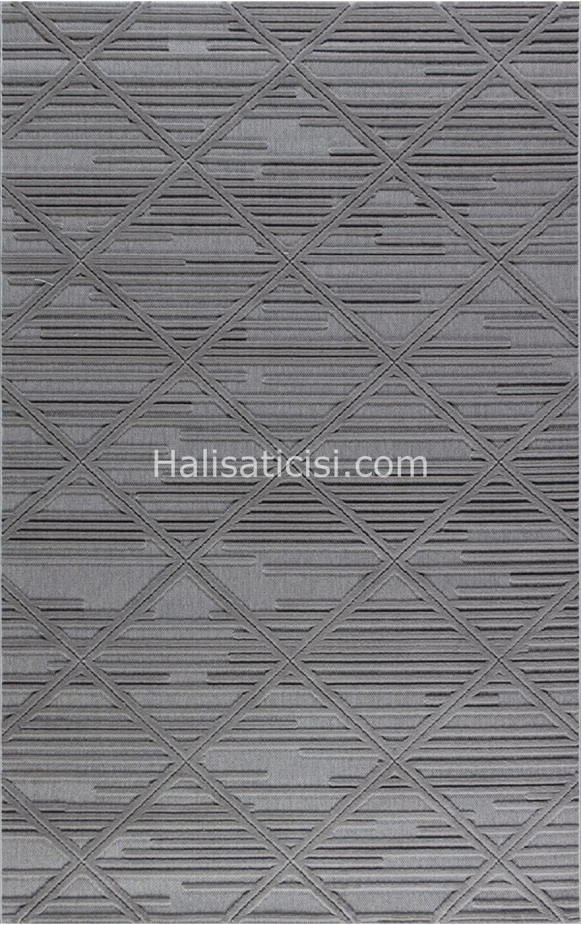 Padişah 65148 Krem 5 mm Polyester Yumuşak Yıkanabilir İnce Dikdörtgen Makine Dokuma Salon Halısı 80x300 cm