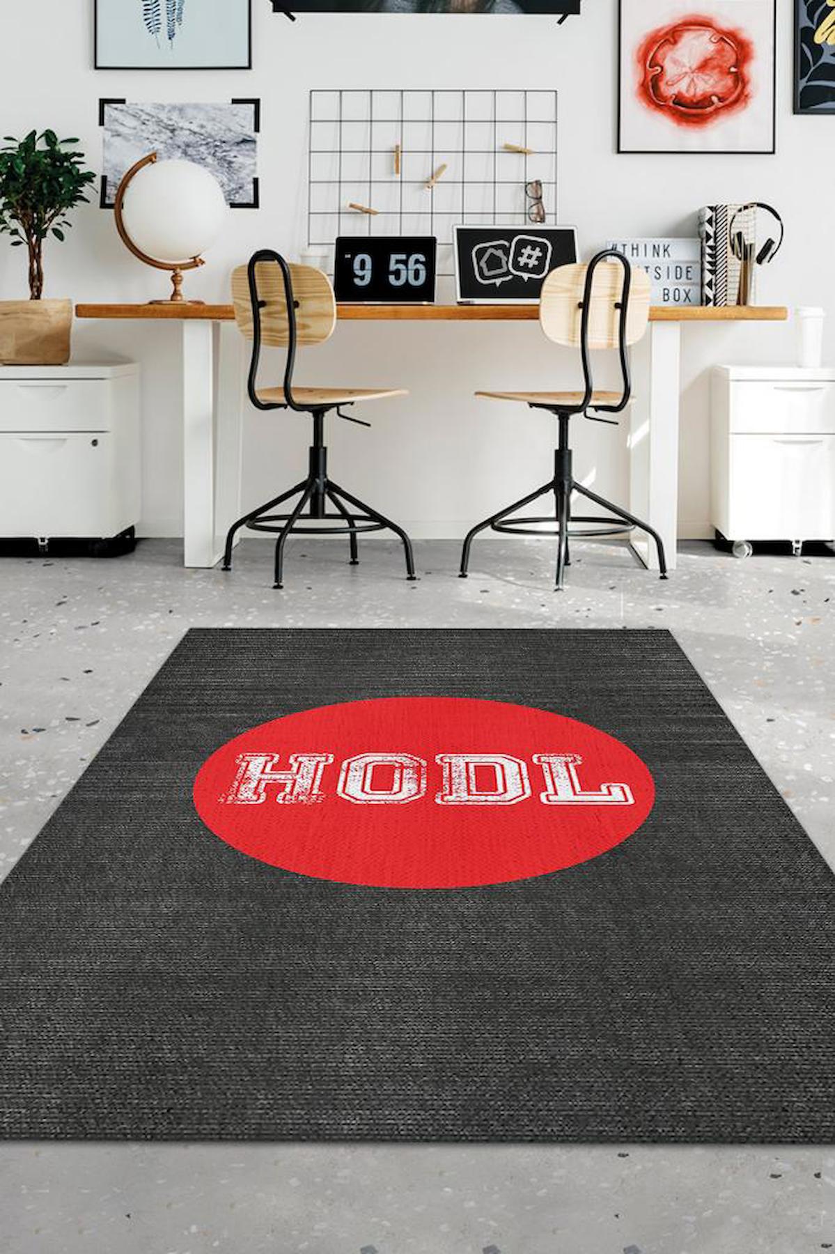 Homshtag Hodl Krem 4 mm Pamuk Antistatik Yıkanabilir İnce Kaymaz Dikdörtgen Makine Dokuma Genç Odası Halısı 160x300 cm