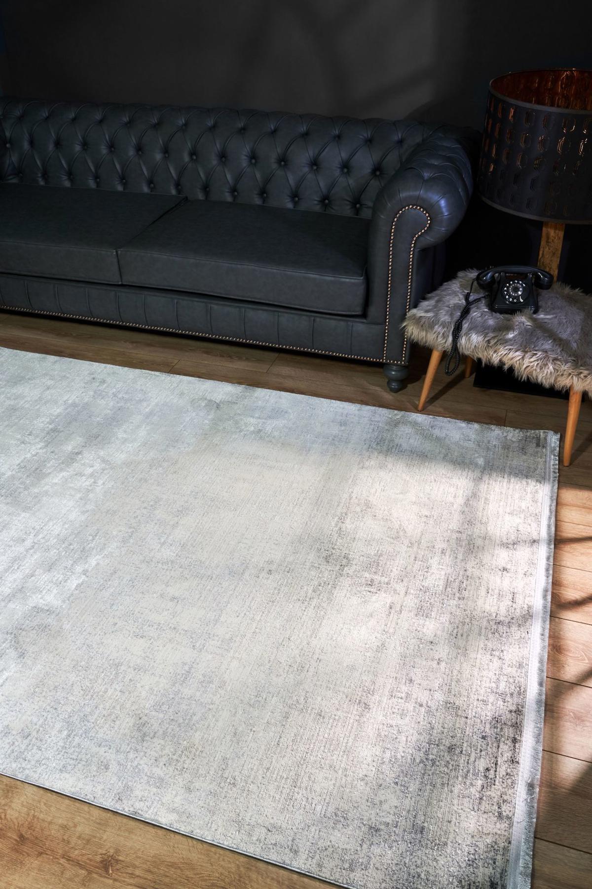 Apex Riena 1161 Çok Renkli Pamuk Yıkanabilir İnce Kaymaz Jüt Taban Dikdörtgen Makine Dokuma Salon Halısı 80x150 cm