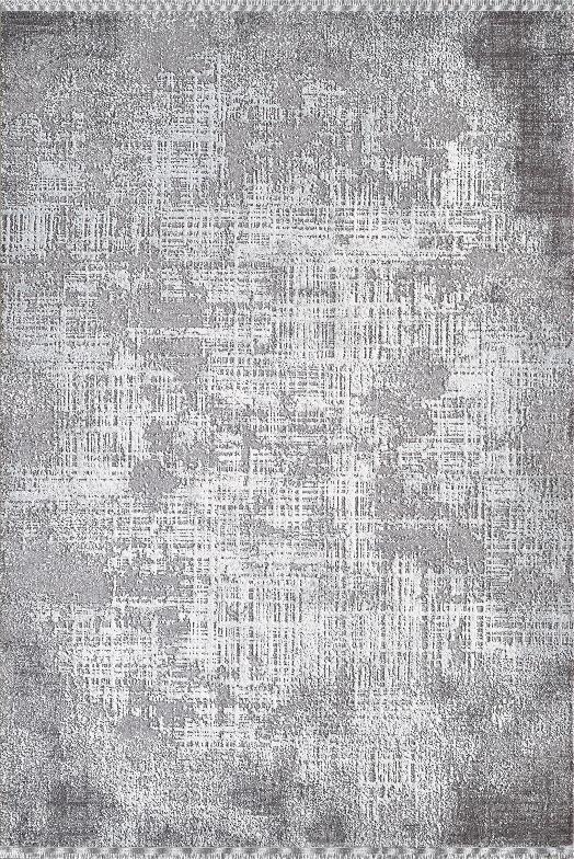 Atlas Halı Etna XQ03D Çok Renkli 8 mm Akrilik Yıkanabilir İnce Kaymaz Jüt Taban Dikdörtgen Makine Dokuma Salon Halısı 80x120 cm
