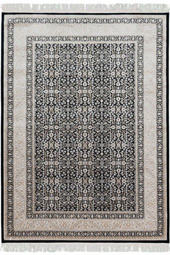 Tuğra Halı Topkapı TK04 Çok Renkli 9 mm Viskon Yıkanabilir İnce Dikdörtgen Makine Dokuma Salon Halısı 150x233 cm