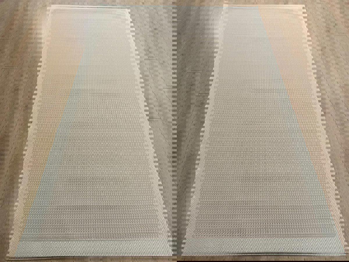Çam Halı 9427 Krem Silinebilir Yıkanabilir Orta Kaymaz Dikdörtgen Makine Dokuma Salon Halısı 100x200 cm