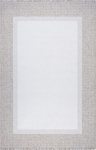 Sanat Halı Lora Plus 3749 Çok Renkli 7 mm Pamuk Antibakteriyel Yıkanabilir Kalın Kaymaz Lateks Taban Dikdörtgen Makine Dokuma Salon Halısı 200x290 cm
