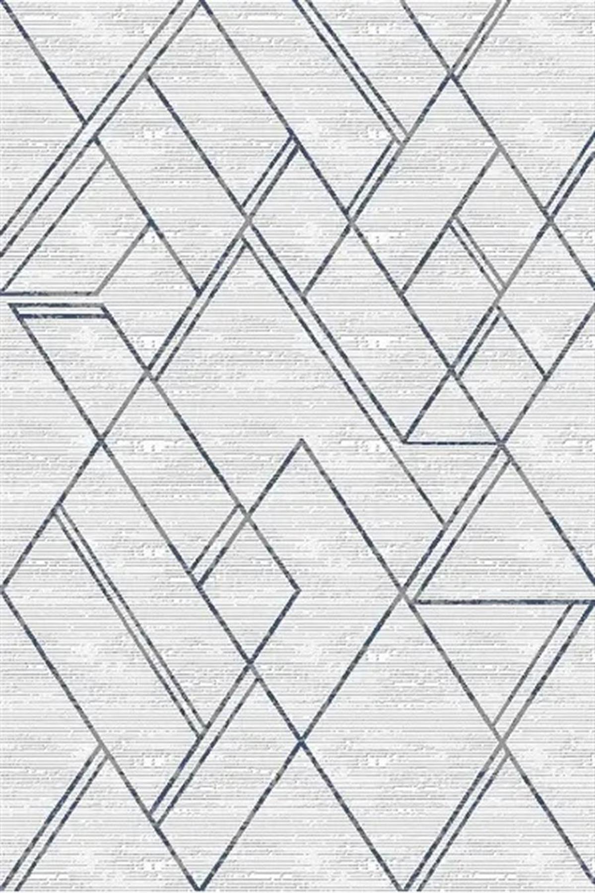 Kreasyon Halı Universal A0306 Krem 8 mm Akrilik Yıkanabilir Kalın Kaymaz Pamuk Taban Dikdörtgen Makine Dokuma Salon Halısı 140x200 cm
