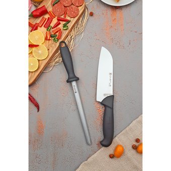 Castle Mutfak Bıçak Seti Şef Bıçağı Masat Et Ekmek Sebze Salata Kesme Doğrama Bıçağı 2 Parça