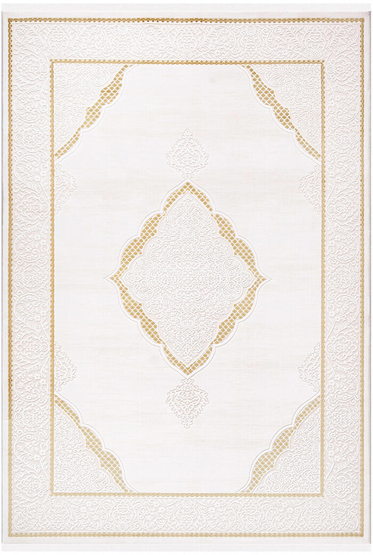 İpek Home Sardes 6450A Bej-Kahverengi 10 mm Akrilik Yıkanabilir Orta Kaymaz Pamuk Taban Dikdörtgen Makine Dokuma Antre-Çocuk Odası-Salon-Yatak Odası Halısı 61x127 cm
