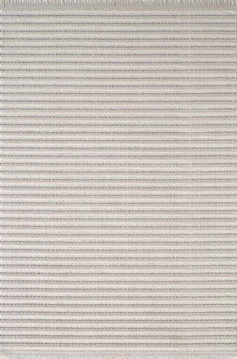 Gümüşsuyu Daisy 16666 Krem 8 mm Polipropilen Yıkanabilir İnce Kaymaz Dikdörtgen Makine Dokuma Salon Halısı 160x230 cm