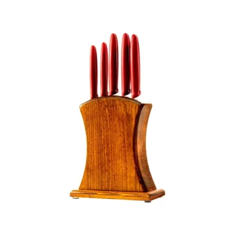 Pirge Pure Line Bloklu Bıçak Seti 5'li - 46031