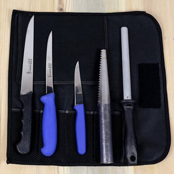 Lazoğlu 5 Parça Çantalı Balıkçı Bıçak Seti