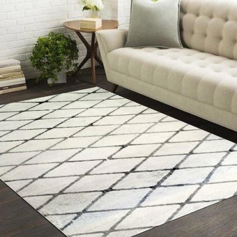 Giz Home Osa Antrasit 7 mm Yıkanabilir İnce Kaymaz Taban Dikdörtgen Makine Dokuma Salon Halısı 80x300 cm