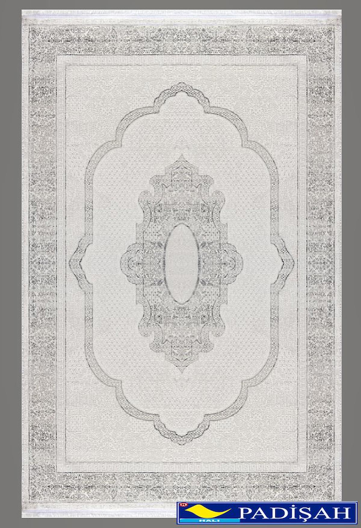 Padişah Aspen Krem 2 mm Polyester Toz Tutmaz Yıkanabilir İnce Dikdörtgen Makine Dokuma Salon Halısı 240x340 cm