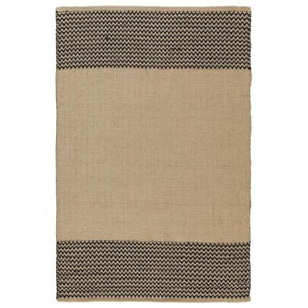 Giz Home Kahverengi 0.6 mm Çift Taraflı İnce Jüt Taban Dikdörtgen El Dokuması Salon Halısı 80x150 cm