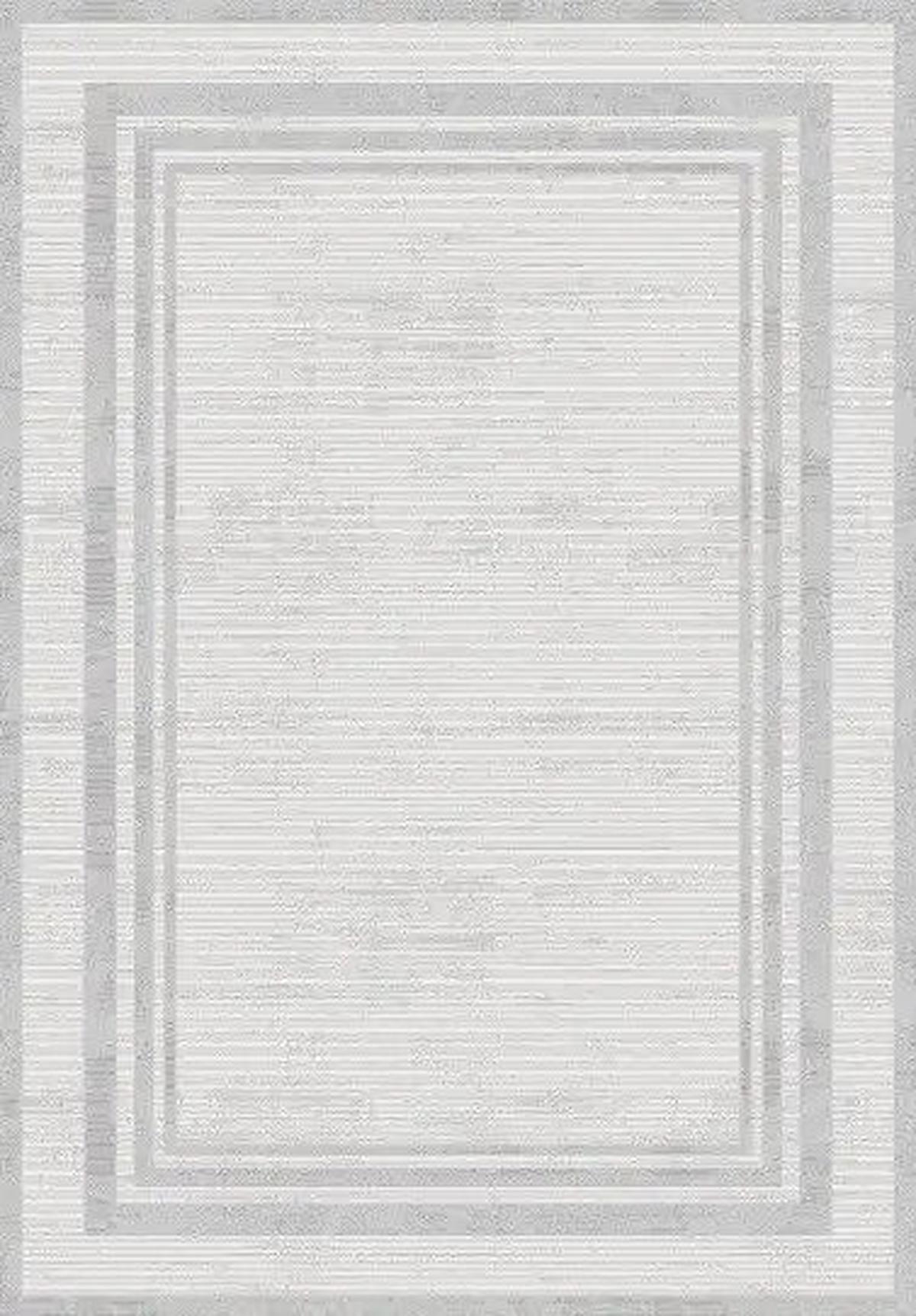 Kreasyon Halı A0201 Krem 9 mm Akrilik Yıkanabilir Kalın Pamuk Taban Dikdörtgen Makine Dokuma Salon Halısı 160x230 cm