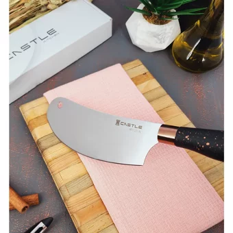 Castle Kitchen Black Copper Serisi 3 Lü Mutfak Bıçak Seti ( Nakiri - Börek Salata - Sıyırma Doğrama )