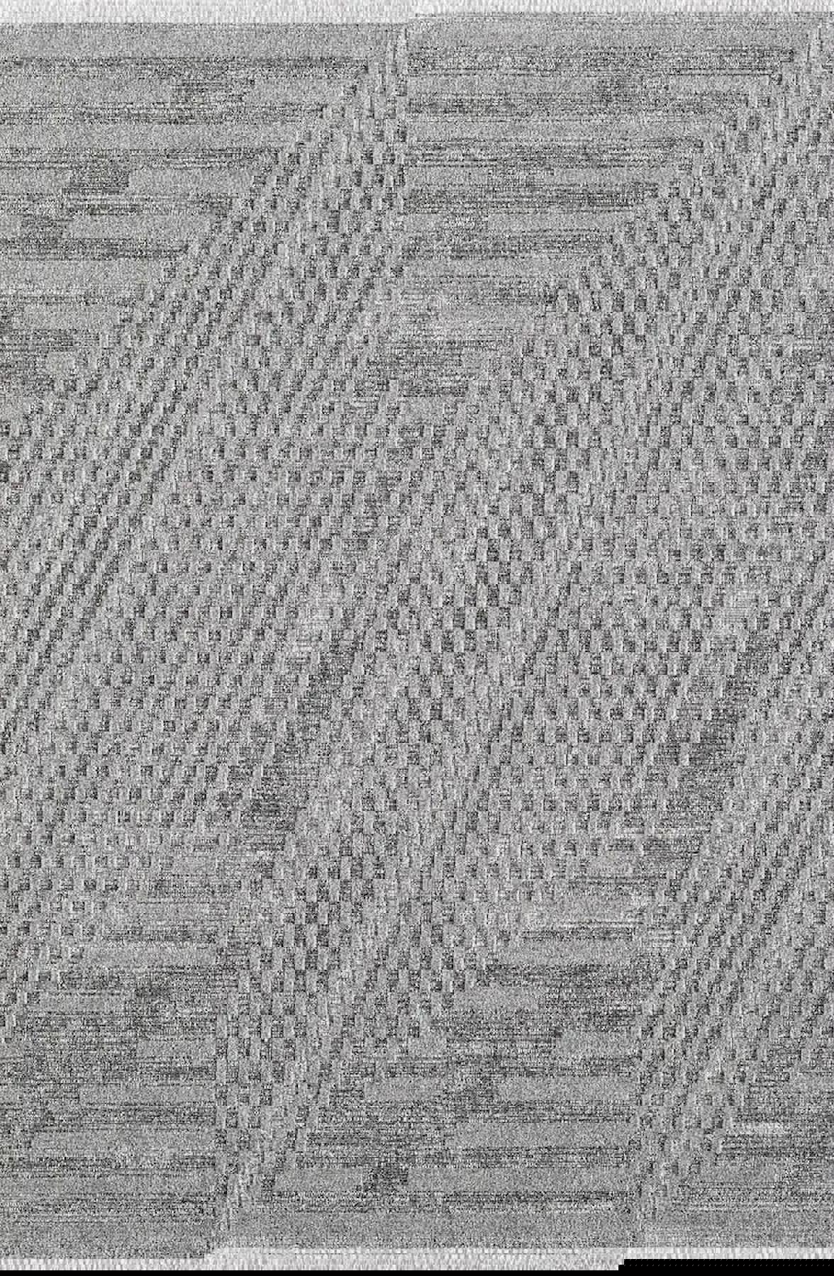 Pierre Cardin Greyna GN08A Gri 0.8 mm Akrilik Antibakteriyel Yıkanabilir İnce Kaymaz Dikdörtgen Makine Dokuma Salon Halısı 100x200 cm