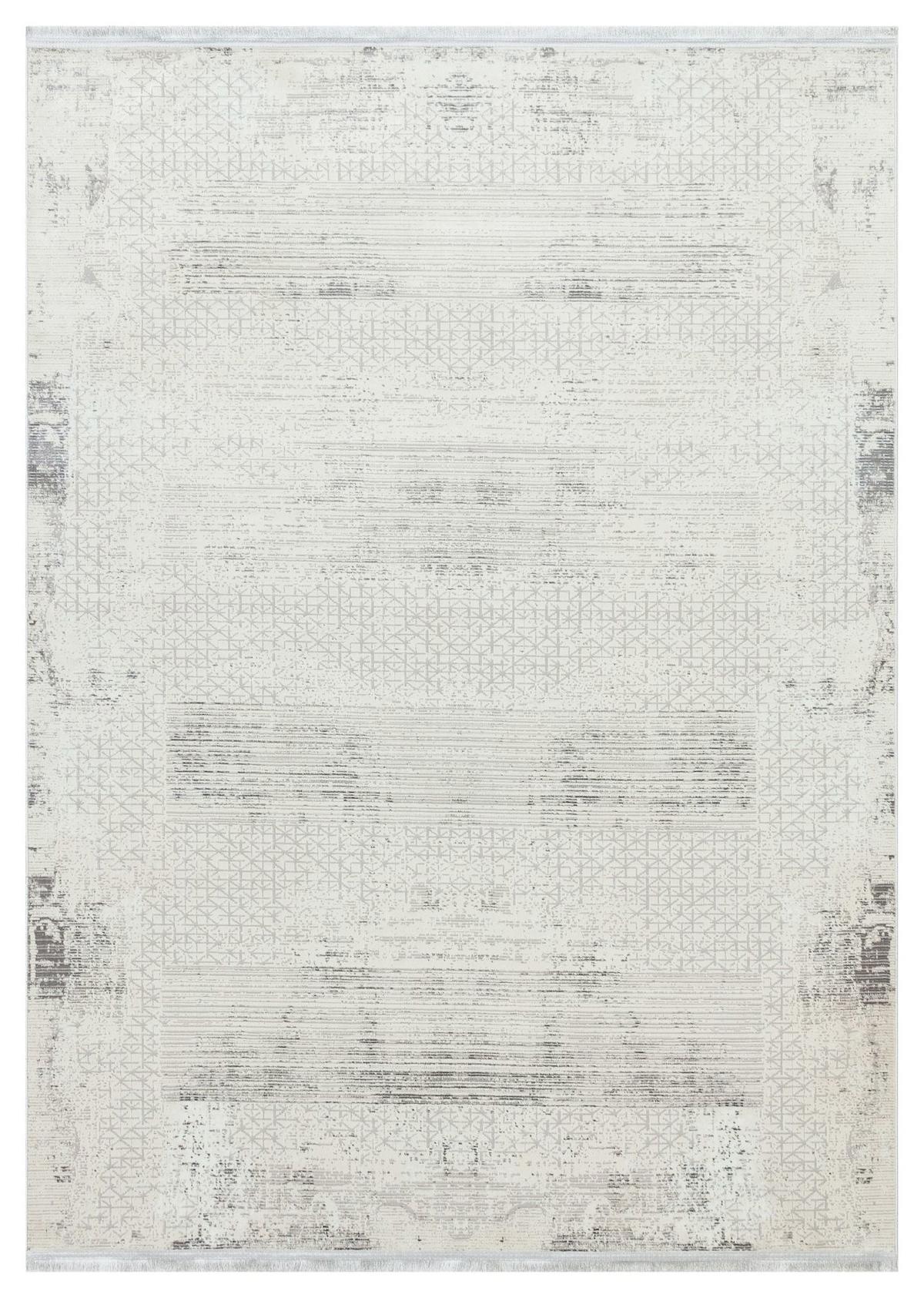 Apex Riena 1191 Çok Renkli Pamuk Yıkanabilir İnce Kaymaz Jüt Taban Dikdörtgen Makine Dokuma Salon Halısı 140x220 cm